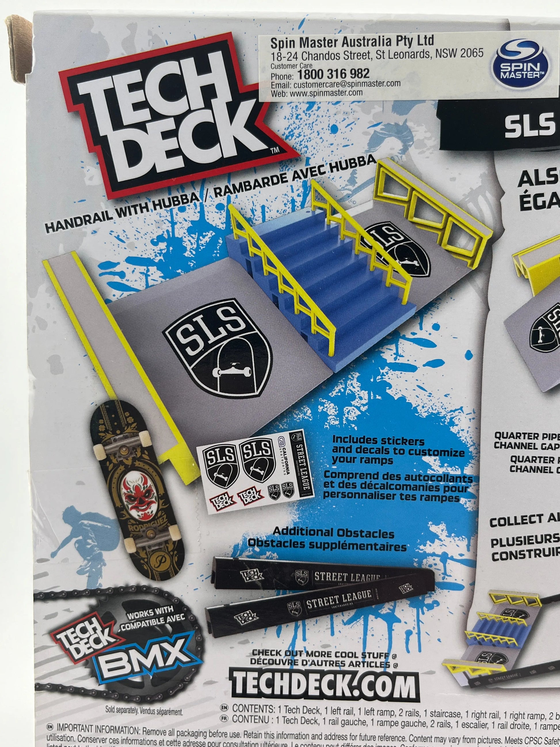 Tech Deck SLS Pro Series Handrail with Hubba incl. Signature Primitive Pro Board FRENLY BRICKS - Open 7 Days