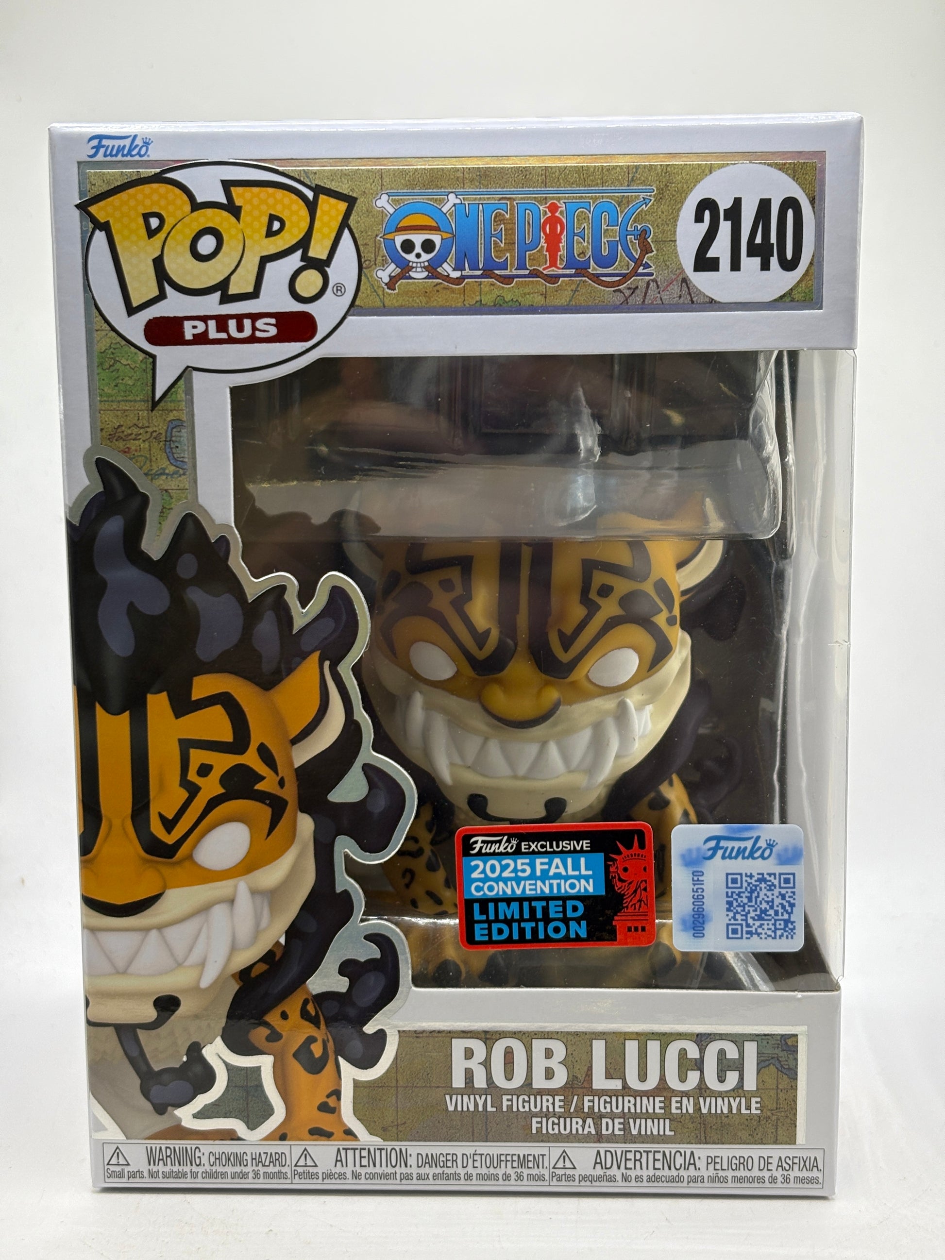 Funko POP! Plus One Piece #2140 Rob Lucci 2025 Fall Limited Edition image 1