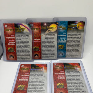Vintage 1993 Skybox Master Series Star Trek Card Lot x 5 FRENLY BRICKS - Open 7 Days