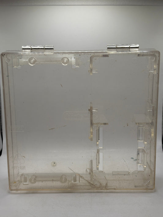 Official Nintendo Game Boy Clear Plastic OEM Play it Loud Hard Case Damage FRENLY BRICKS - Open 7 Days