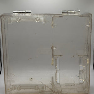 Official Nintendo Game Boy Clear Plastic OEM Play it Loud Hard Case Damage FRENLY BRICKS - Open 7 Days