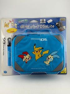 Pokémon Carrying Case  Pikachu Plusle Minun Blue Nintendo DS/3DS SEALED NEW W CARD