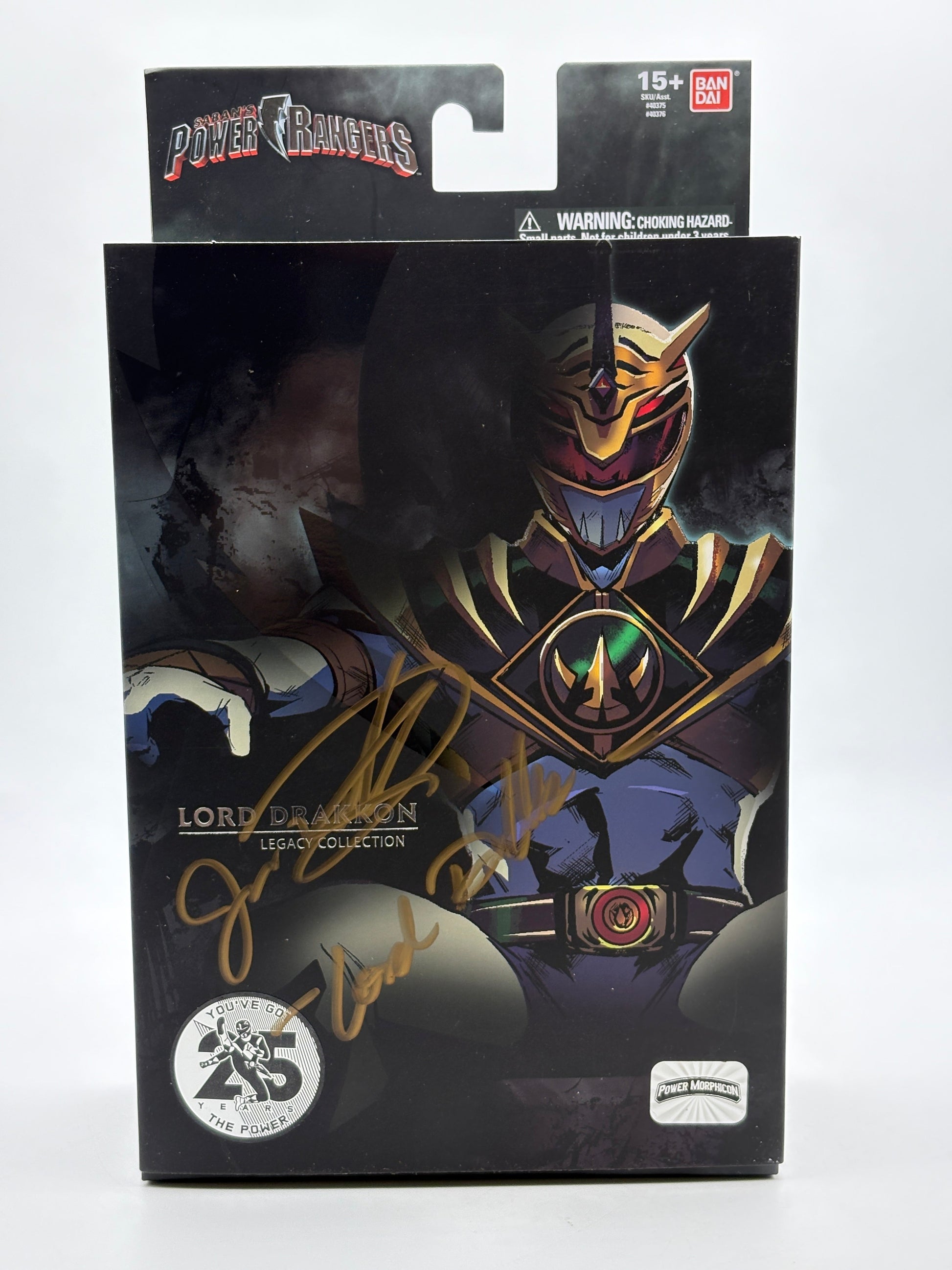 Bandai Saban’s Power Rangers 25 Years - Lord Drakkon Legacy Collection Signed FRENLY BRICKS - Open 7 Days