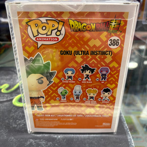 Funko Pop! Vinyl: Dragon Ball - Goku (Ultra Instinct Form) #386 FRENLY BRICKS - Open 7 Days