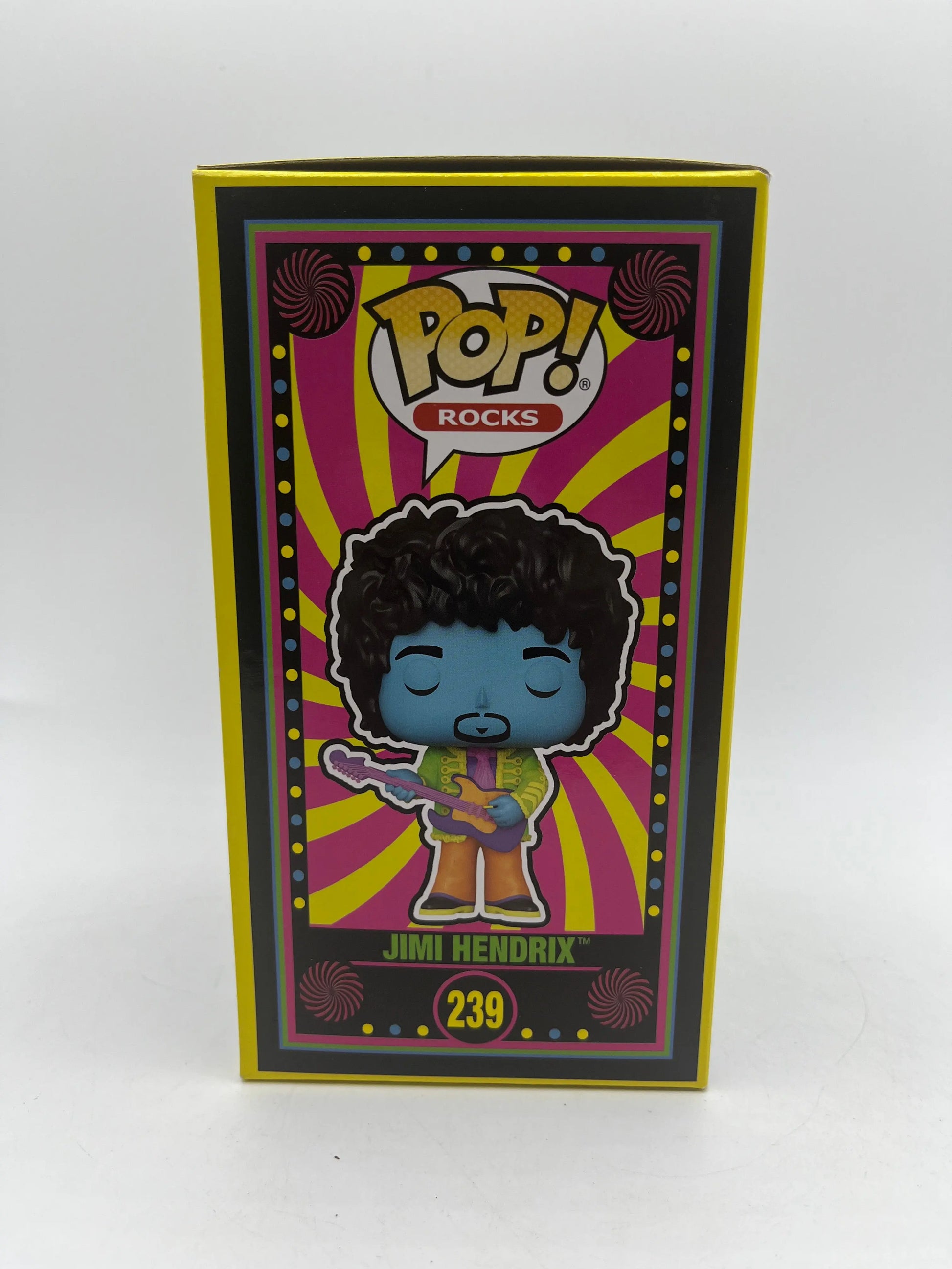 Funko POP Rocks Authentic Hendrix Jimi Hendrix Blacklight #239 +combinedshipping FRENLY BRICKS - Open 7 Days
