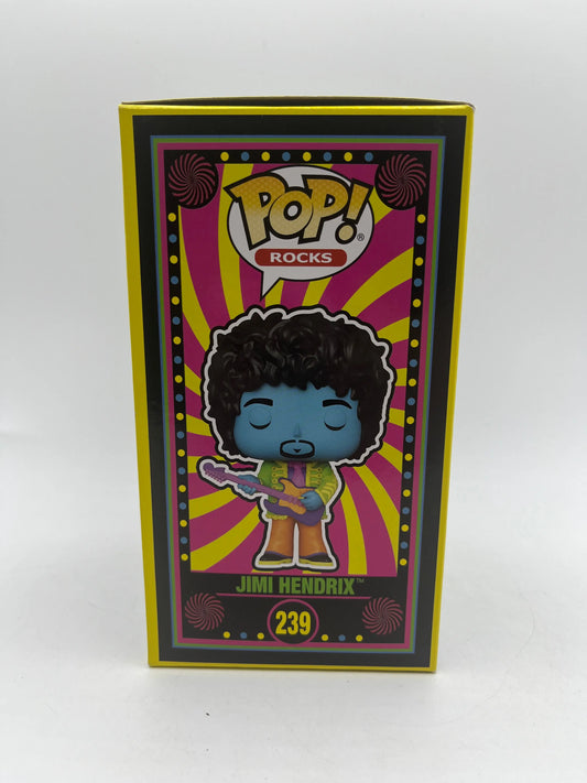 Funko POP Rocks Authentic Hendrix Jimi Hendrix Blacklight #239 +combinedshipping FRENLY BRICKS - Open 7 Days