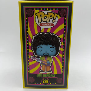 Funko POP Rocks Authentic Hendrix Jimi Hendrix Blacklight #239 +combinedshipping FRENLY BRICKS - Open 7 Days