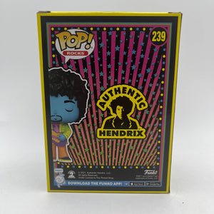 Funko POP Rocks Authentic Hendrix Jimi Hendrix Blacklight #239 +combinedshipping FRENLY BRICKS - Open 7 Days