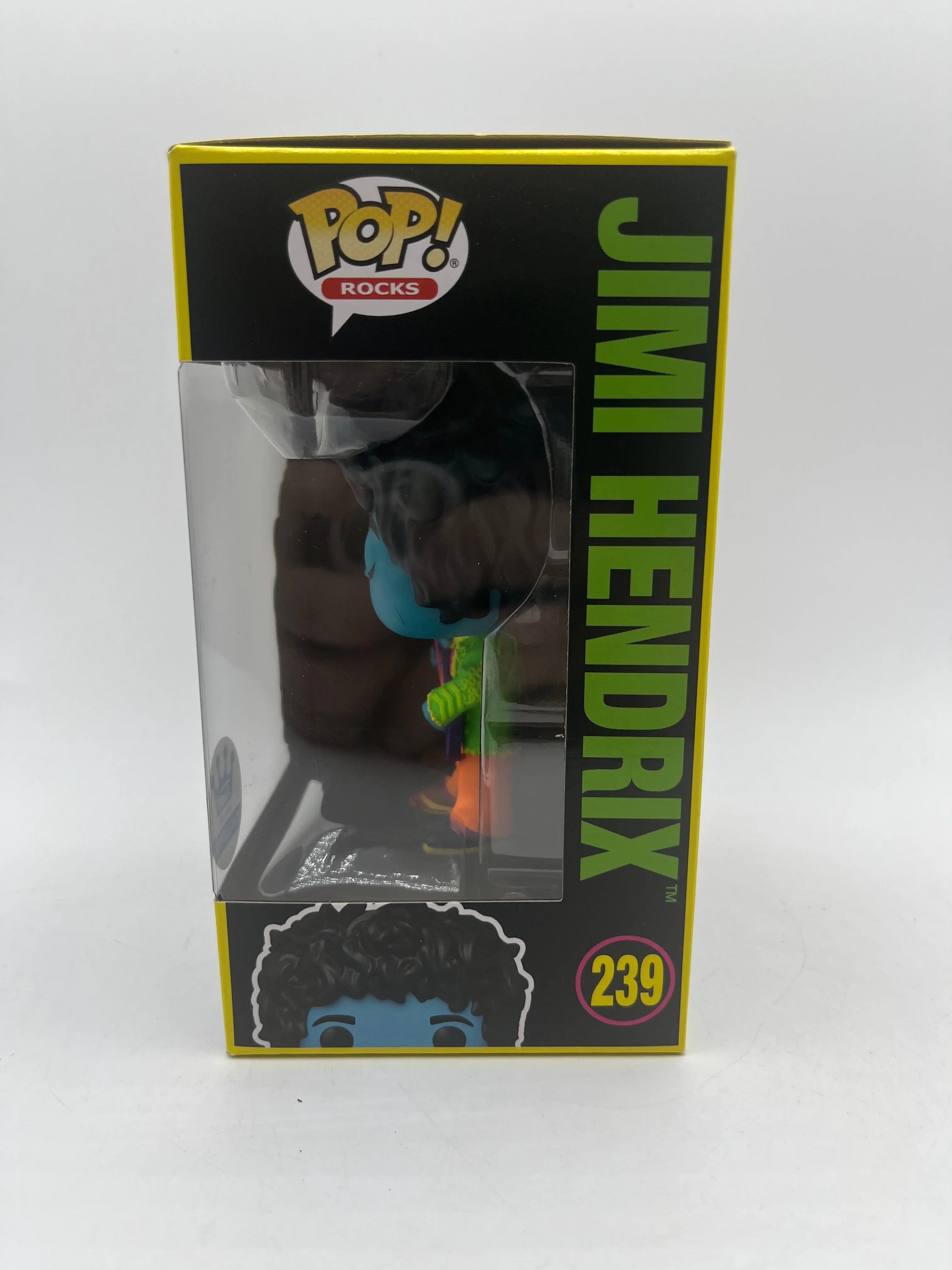 Funko POP Rocks Authentic Hendrix Jimi Hendrix Blacklight #239 +combinedshipping FRENLY BRICKS - Open 7 Days