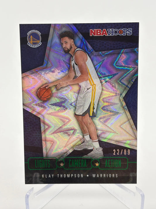 2020 Klay Thopmpson /89 Lights Camera Action Green Explosion FRENLY BRICKS - Open 7 Days