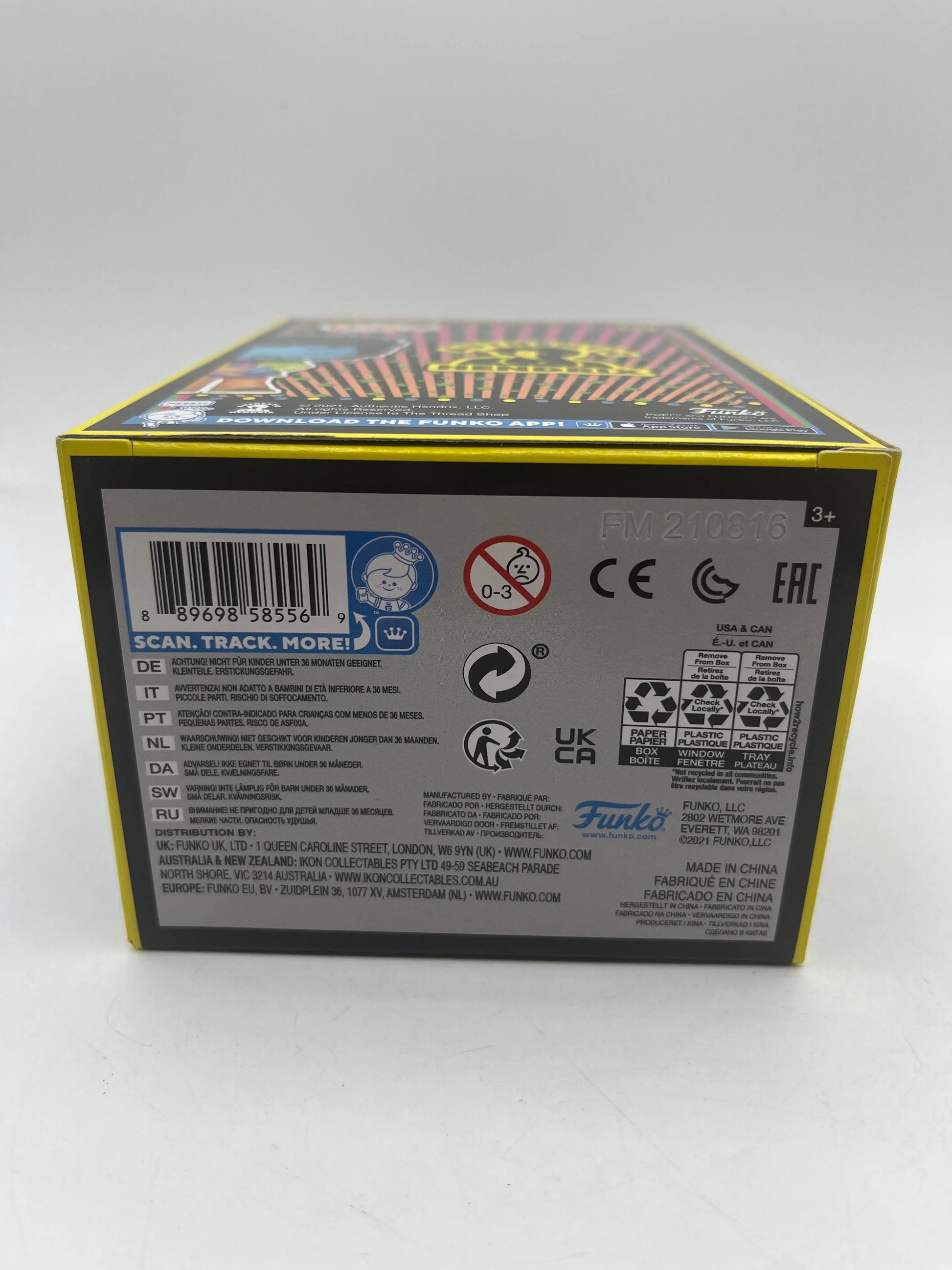 Funko POP Rocks Authentic Hendrix Jimi Hendrix Blacklight #239 +combinedshipping FRENLY BRICKS - Open 7 Days