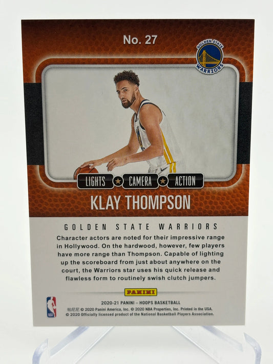 2020 Klay Thopmpson /89 Lights Camera Action Green Explosion FRENLY BRICKS - Open 7 Days