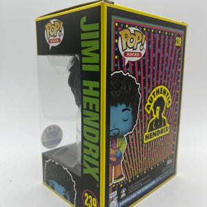 Funko POP Rocks Authentic Hendrix Jimi Hendrix Blacklight #239 +combinedshipping FRENLY BRICKS - Open 7 Days
