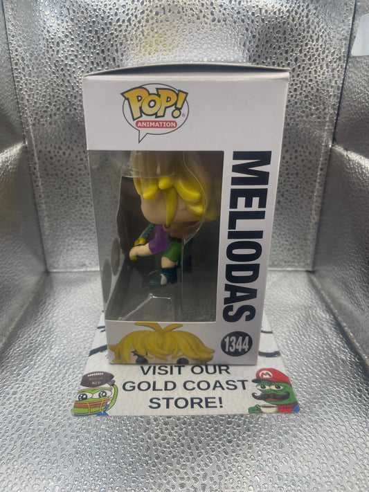 Funko Pop! Seven Deadly Sins - 1344 - Meliodas - SE Glow Chase FRENLY BRICKS - Open 7 Days