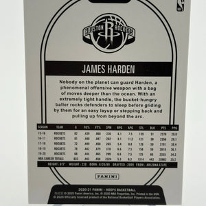 2020-21 Panini Hoops #178 James Harden Green Red Explosion /89 FRENLY BRICKS - Open 7 Days
