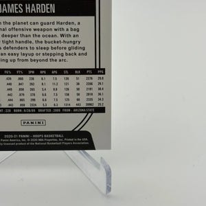 2020-21 Panini Hoops #178 James Harden Green Red Explosion /89 FRENLY BRICKS - Open 7 Days