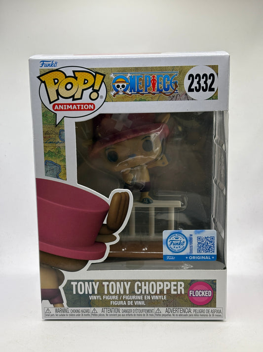 Funko POP! Animation One Piece #2332 Tony Tony Chopper Flocked Vinyl Figure