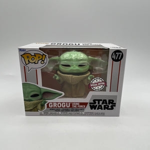 Funko POP! Vinyl Figures Star Wars The Mandalorian Grogu Using the Force #477 FRENLY BRICKS - Open 7 Days