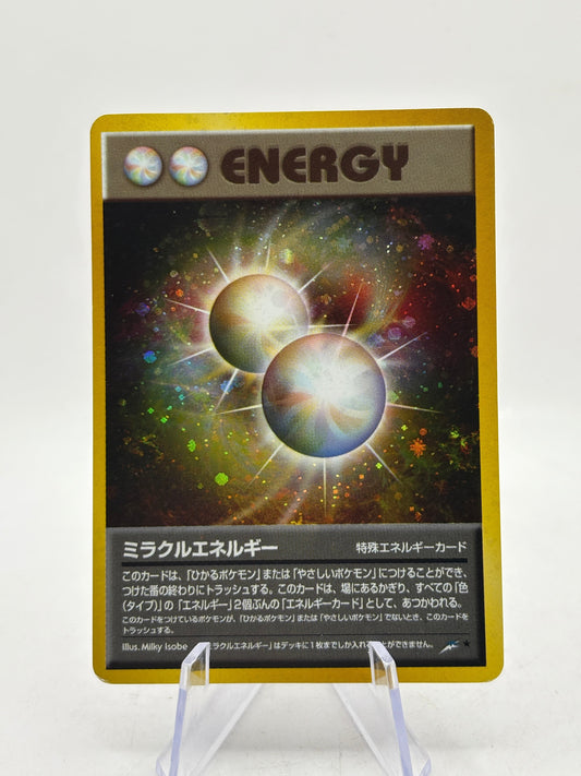 Pokemon TCG 2001 Japanese Neo Destiny - Miracle Energy Holo Rare MP FRENLY BRICKS - Open 7 Days