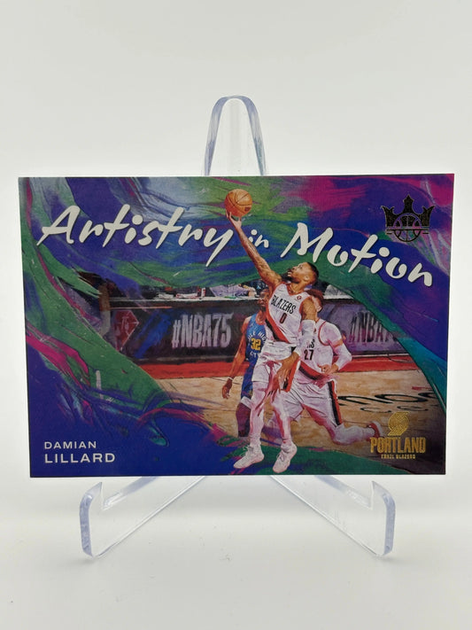 2021-22 Panini Court Kings #2 Damian Lillard Artistry in Motion FRENLY BRICKS - Open 7 Days