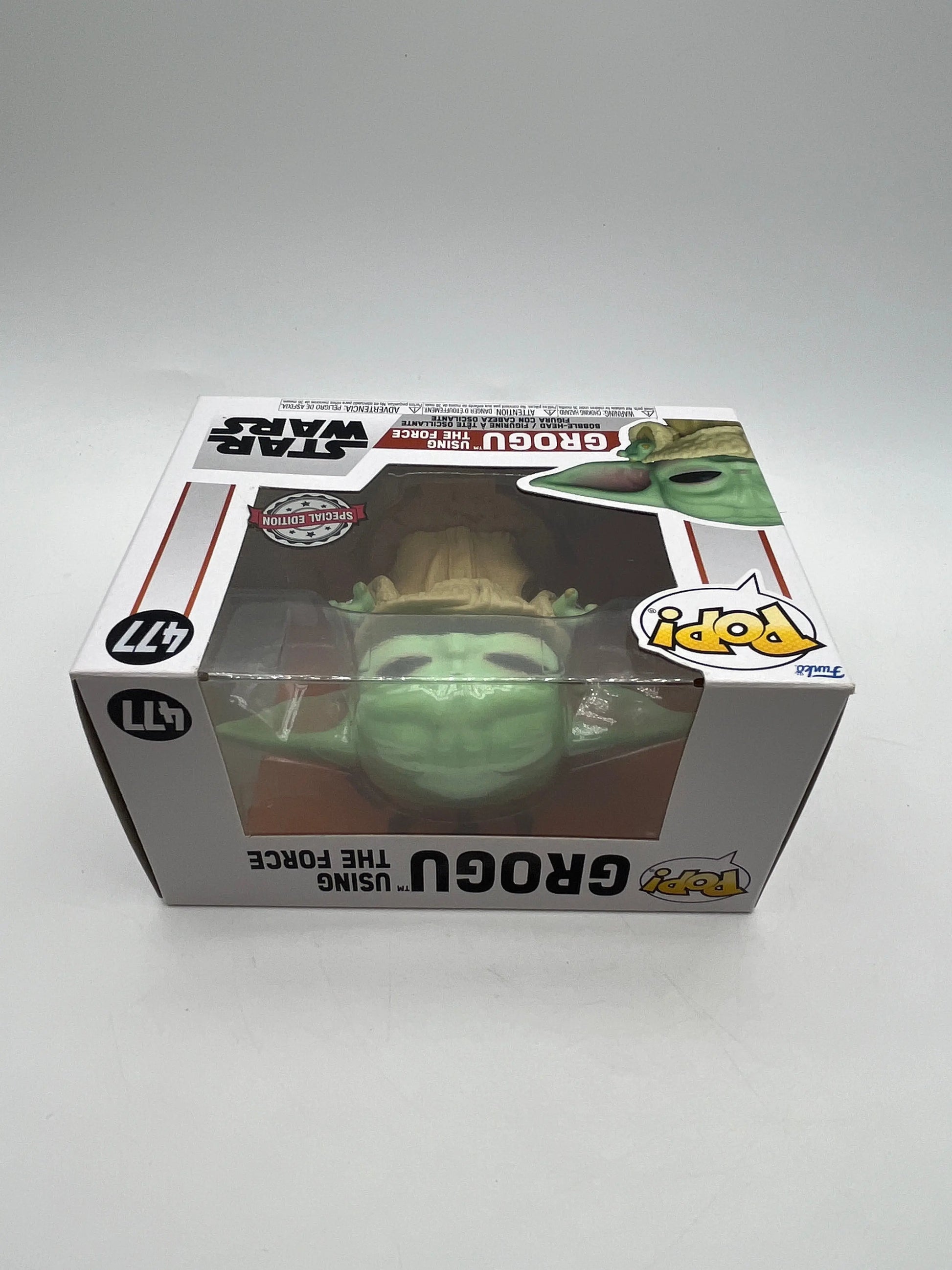 Funko POP! Vinyl Figures Star Wars The Mandalorian Grogu Using the Force #477 FRENLY BRICKS - Open 7 Days