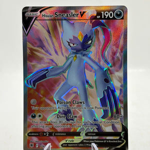 Pokemon TCG Sword Shield Astral Radiance - Hisuian Sneasler V 174/189 Full Art FRENLY BRICKS - Open 7 Days