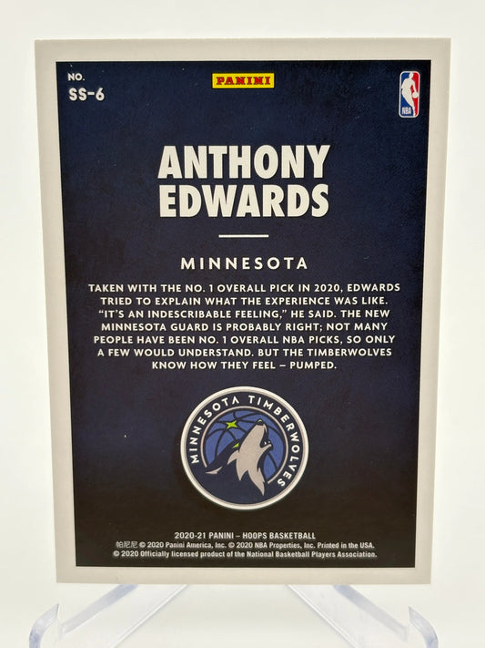 2020-21 Panini Hoops Now Playing #SS-6 Anthony Edwards FRENLY BRICKS - Open 7 Days