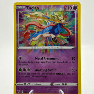 Pokemon TCG Sword Shield Vivid Voltage - Zacian 082/185 Amazinv Rare NM FRENLY BRICKS - Open 7 Days