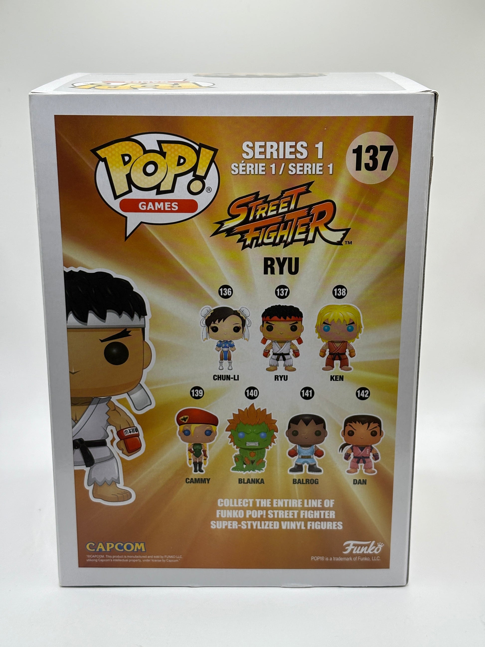 Funko POP! Games Street Fighter #137 Ryu Vinyl Figure FRENLY BRICKS - Open 7 Days
