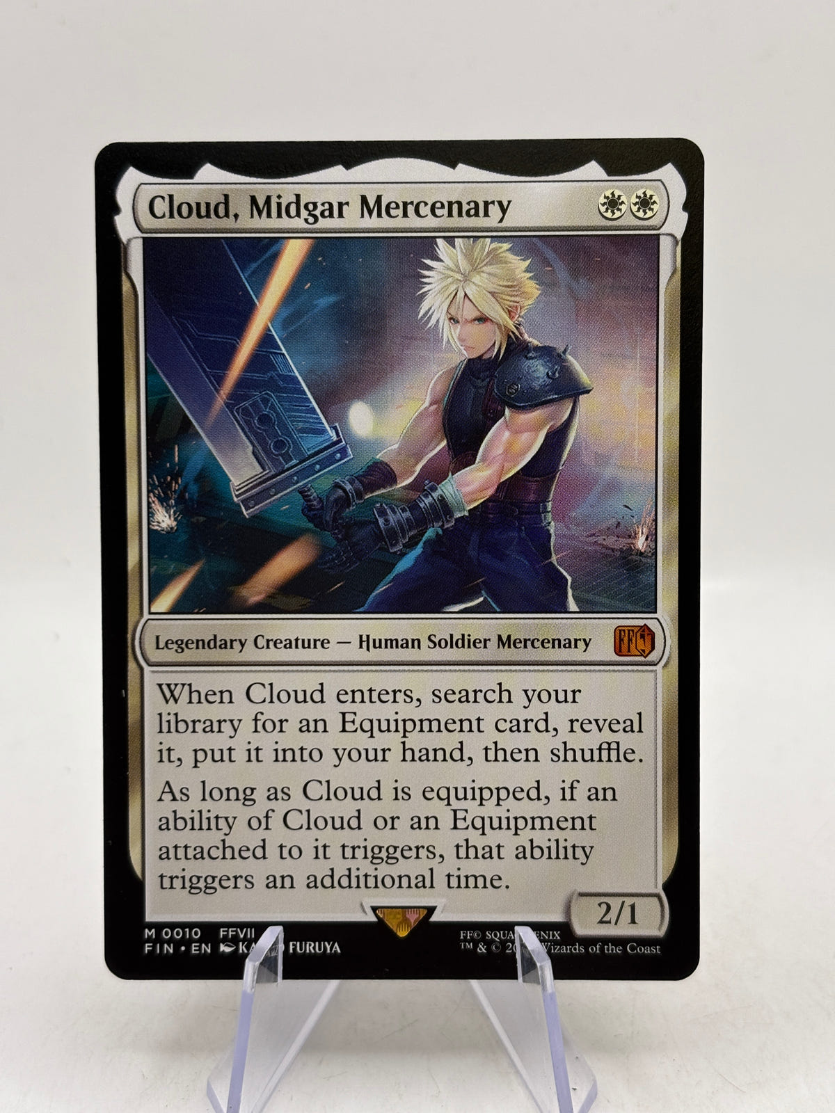MTG Cloud, Midgar Mercenary (0010) Final Fantasy Regular image 1