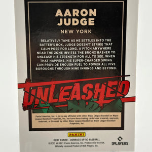 2021 Panini Donruss Optic #UNL5 Aaron Judge Unleashed FRENLY BRICKS - Open 7 Days