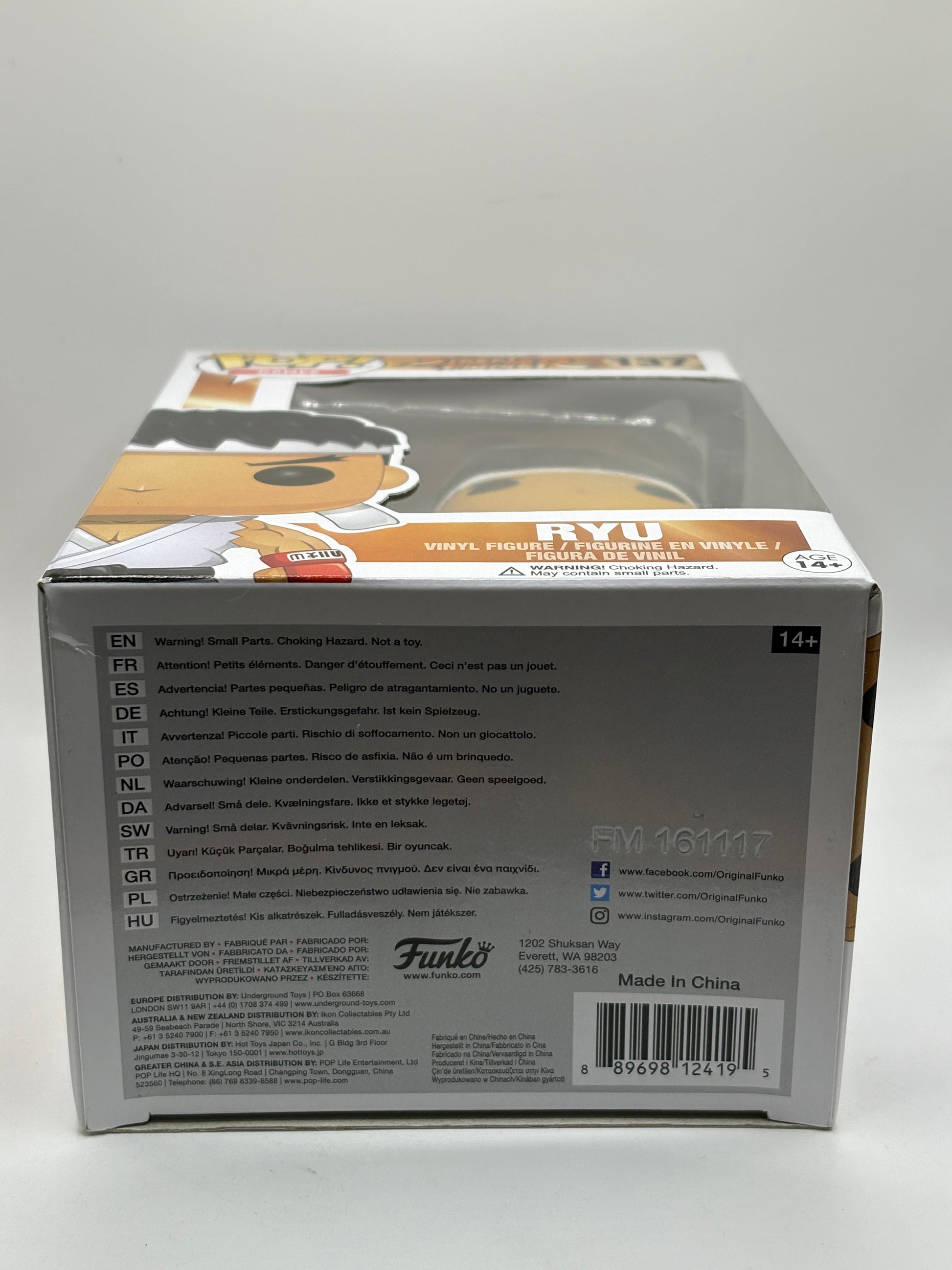 Funko POP! Games Street Fighter #137 Ryu Vinyl Figure FRENLY BRICKS - Open 7 Days