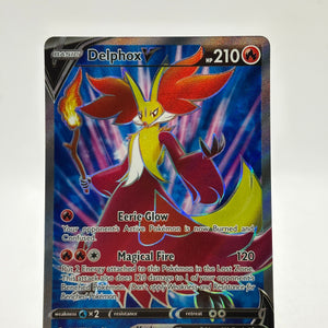 Pokemon TCG Sword Shield Lost Origin - Delphox V 173/196 Full Art Rare FRENLY BRICKS - Open 7 Days
