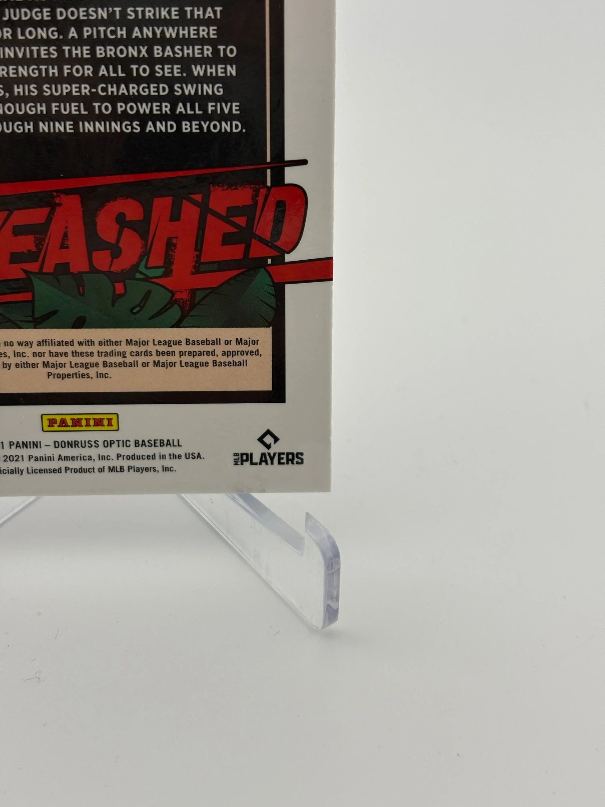 2021 Panini Donruss Optic #UNL5 Aaron Judge Unleashed FRENLY BRICKS - Open 7 Days