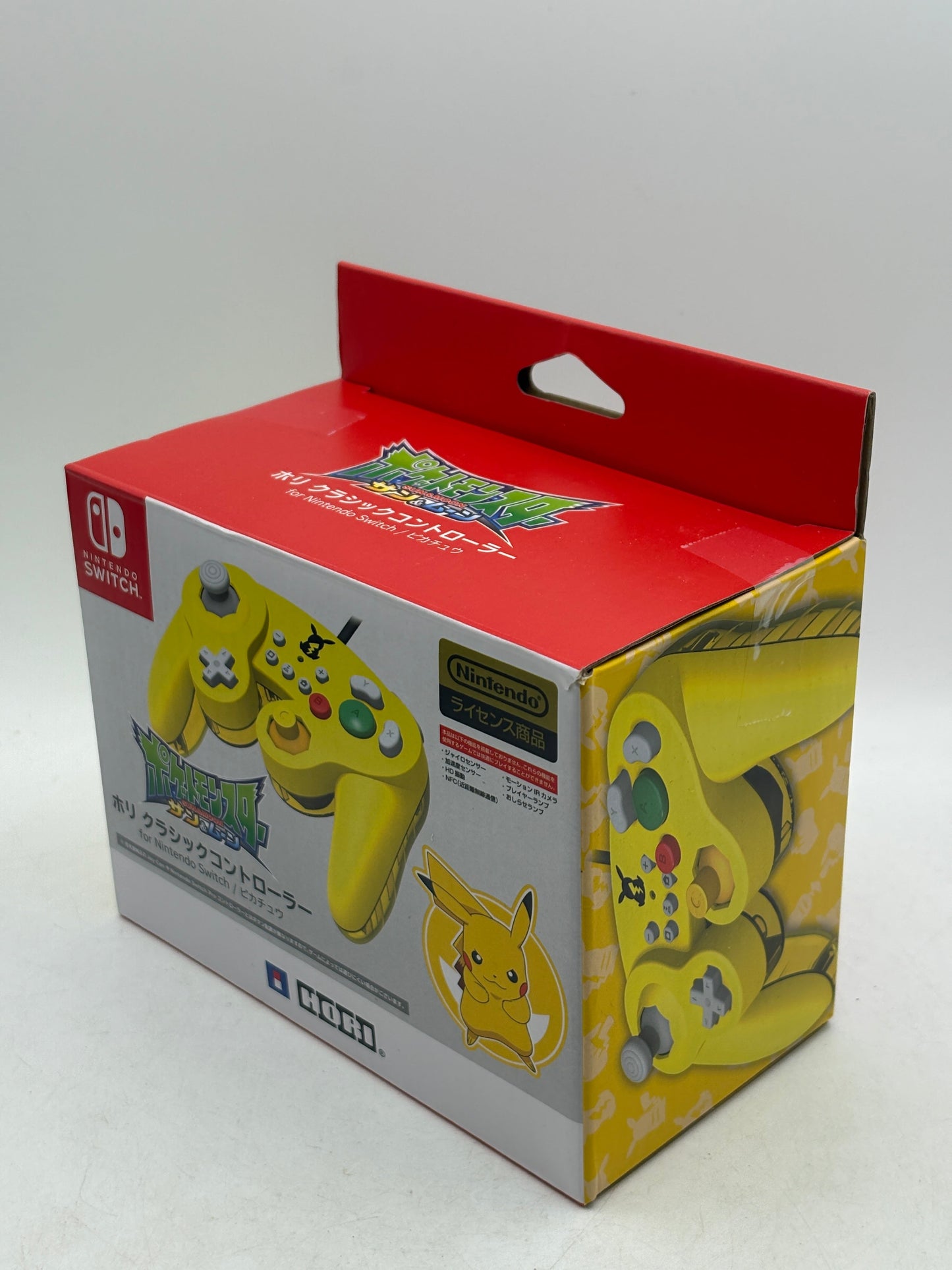 Nintendo Pokemon Pikachu Hori Classic Controller  Switch NEW FRENLY BRICKS - Open 7 Days