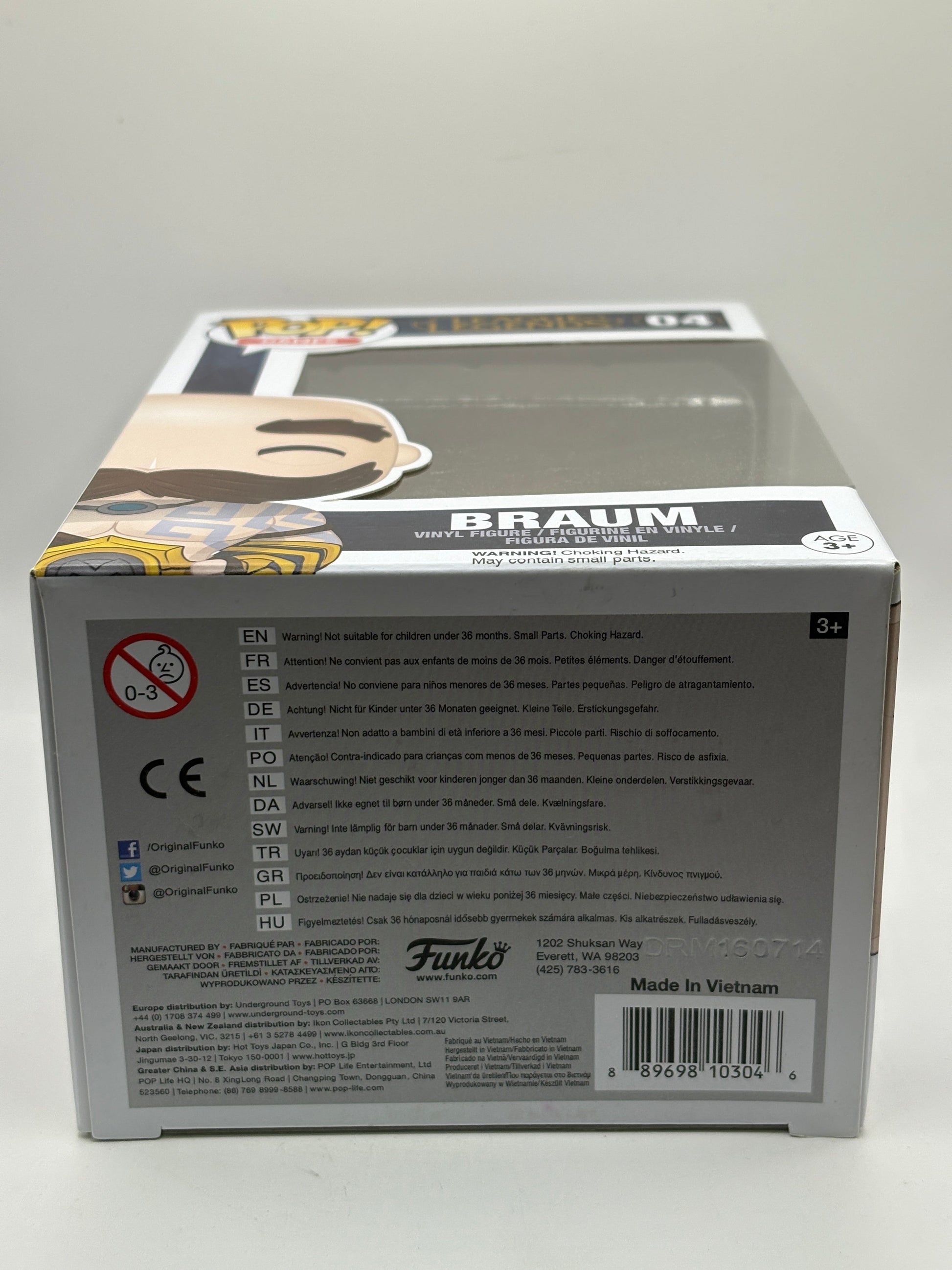 Funko POP! Games League of Legends #04 Braum Vinyl Figure FRENLY BRICKS - Open 7 Days