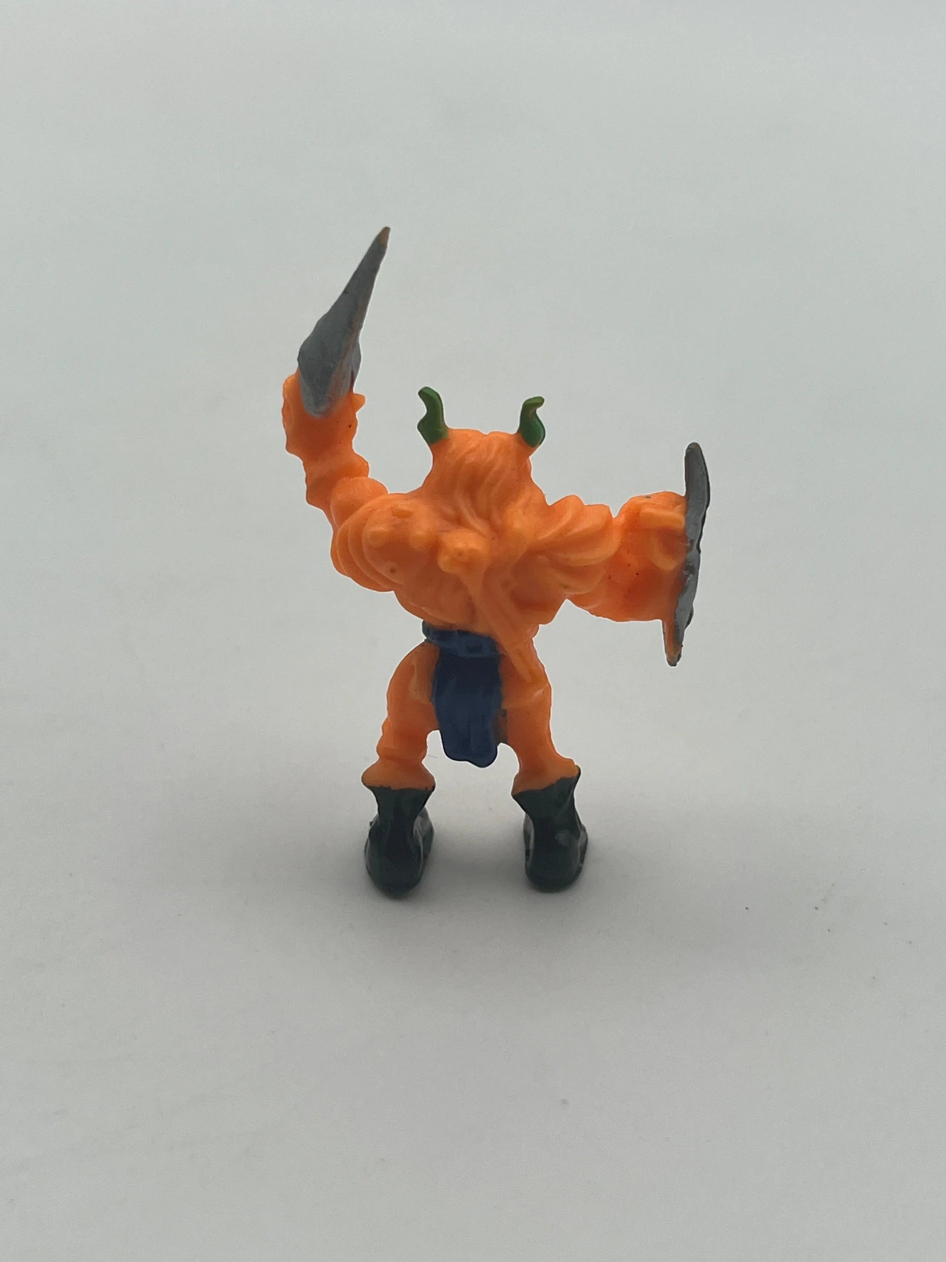 1992 Mighty Max Warmonger Figure from Skull Mountain Accessory Part Orange Guy FRENLY BRICKS - Open 7 Days