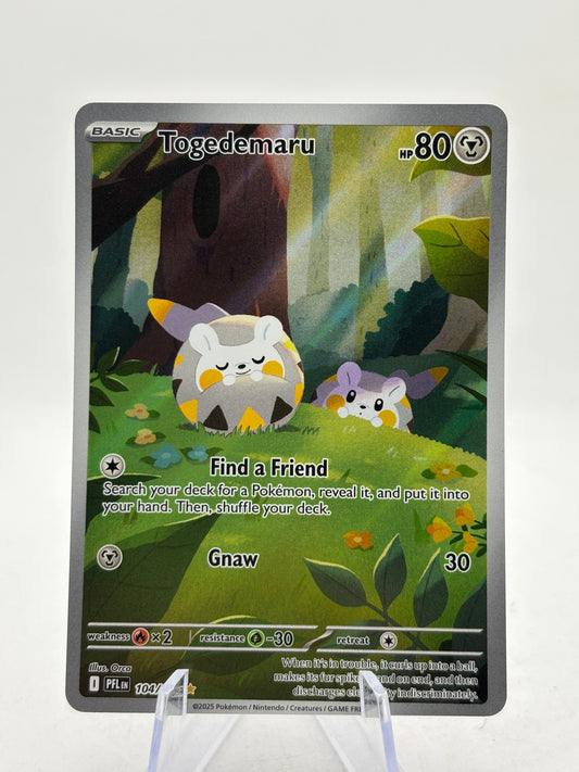 Pokemon TCG Phantasmal Flames - Togedemaru 104/094 Illustration Rare NM FRENLY BRICKS - Open 7 Days