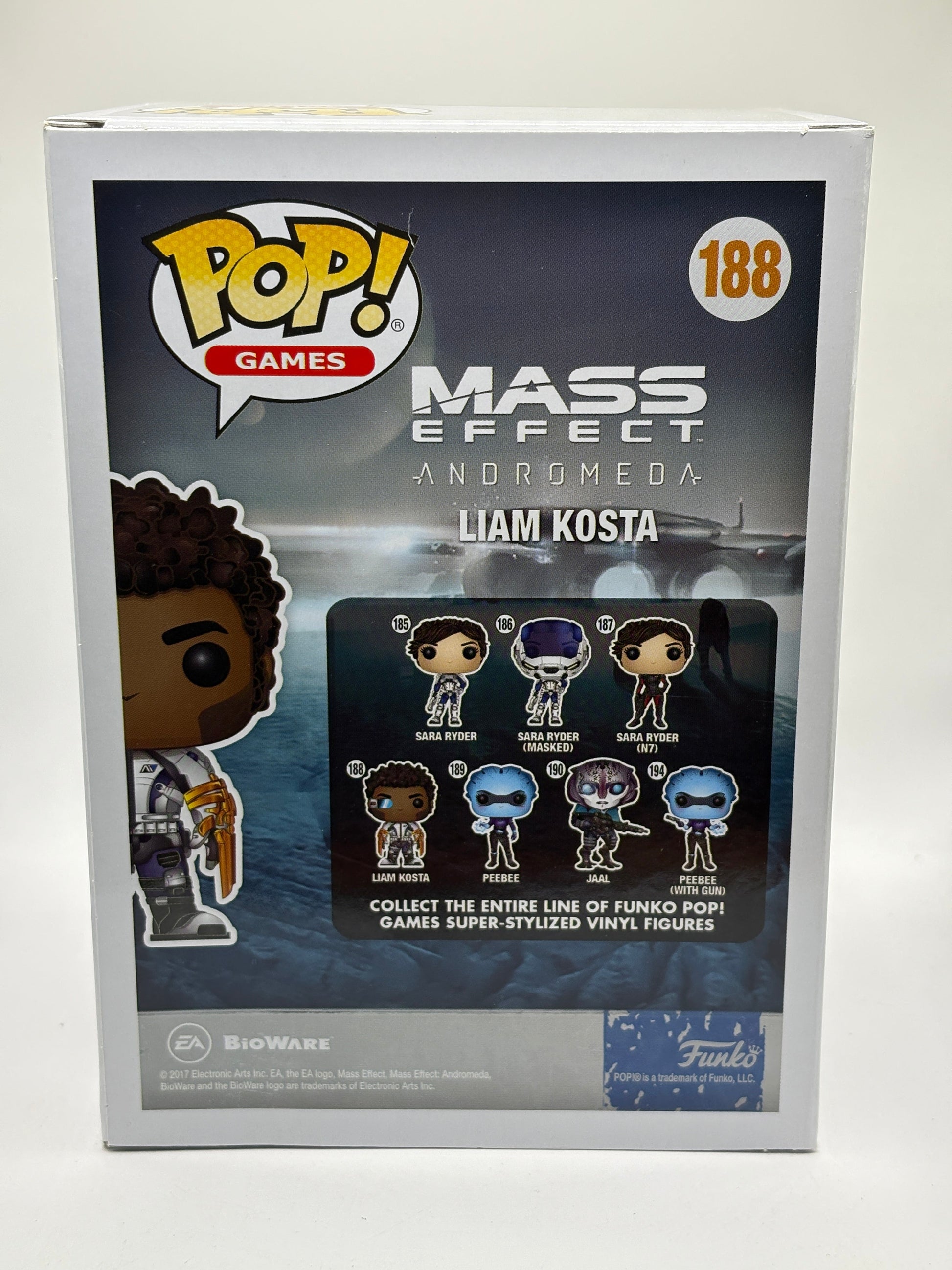 Funko POP! Games Mass Effect Andromeda #188 Liam Kosta Vinyl Figure FRENLY BRICKS - Open 7 Days