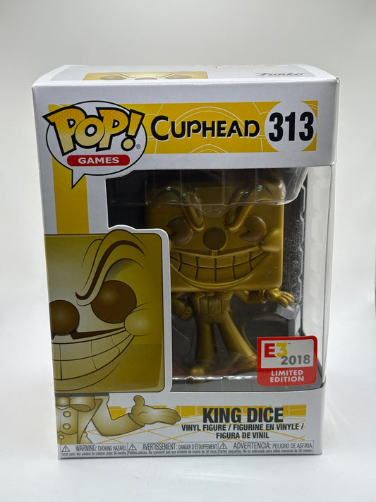 Funko POP! Games Cuphead #313 King Dice E3 2018 Limited Edition FRENLY BRICKS - Open 7 Days