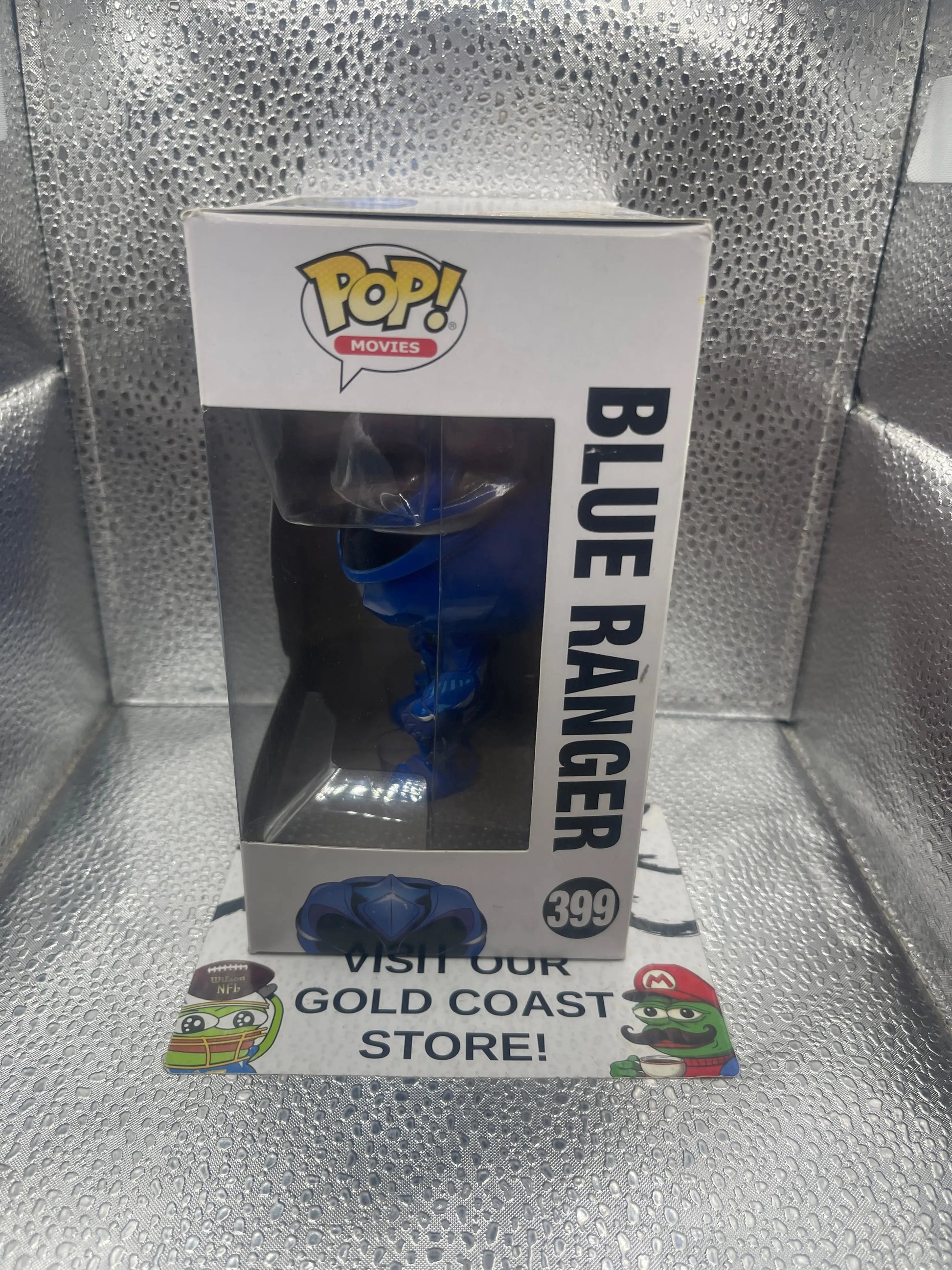 Funko POP! Movies Power Rangers #399 Blue Ranger FRENLY BRICKS - Open 7 Days