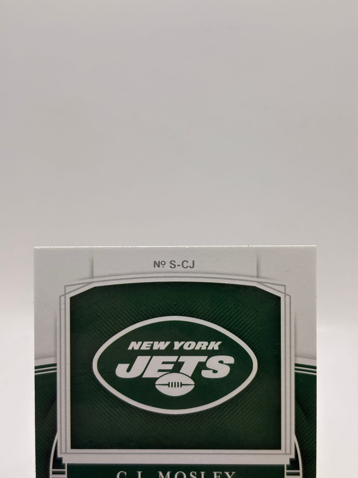 2019 Panini National Treasures - C.J. Mosley Signatures #S-CJ /25 (AU) NY Jets image 3
