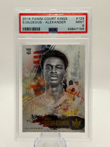 2018 Panini Court Kings #129 Shai Gilgeous-Alexander PSA 9 Mint