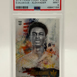2018 Panini Court Kings #129 Shai Gilgeous-Alexander PSA 9 Mint FRENLY BRICKS - Open 7 Days