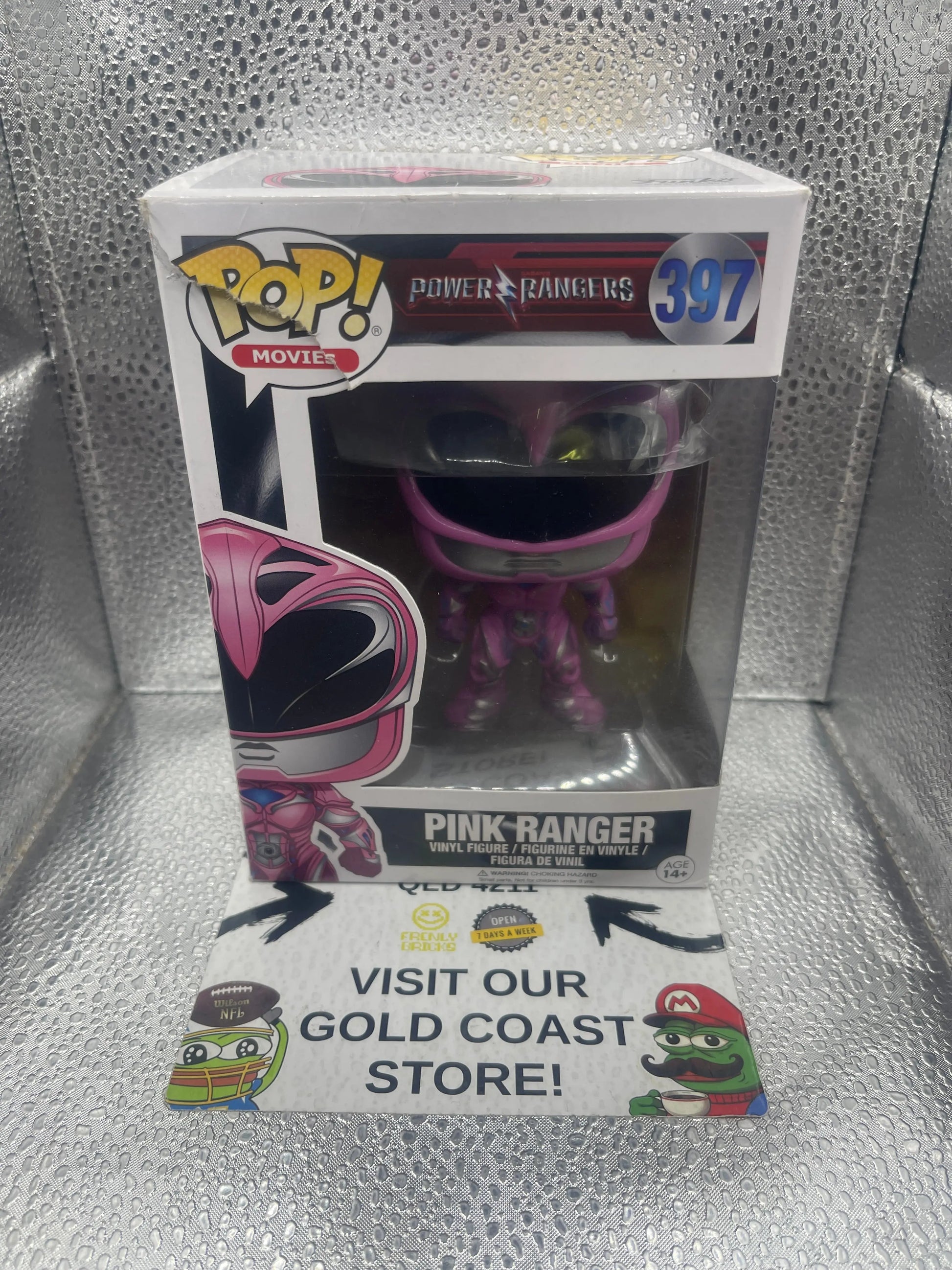 Funko POP! Movies Power Rangers #397 Pink Ranger *Box Damage* FRENLY BRICKS - Open 7 Days