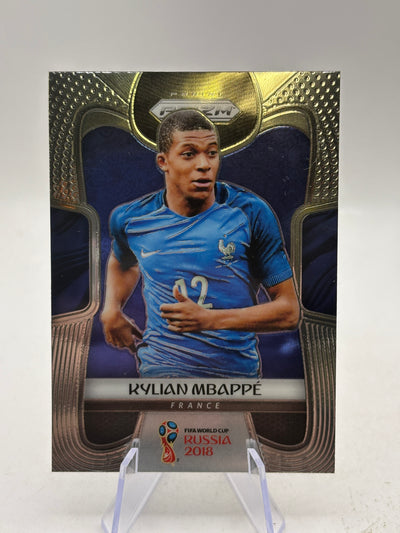 2018 Panini Prizm World Cup Russia Kylian Mbappe RC #80 Rookie France