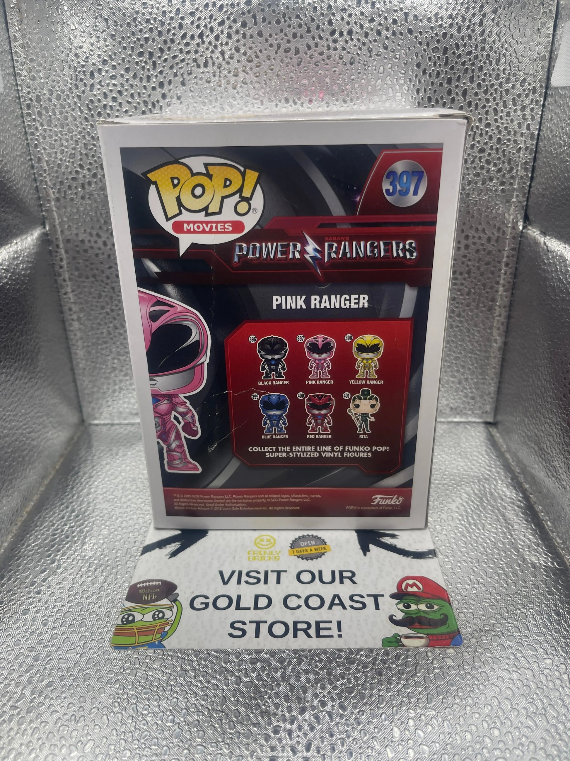 Funko POP! Movies Power Rangers #397 Pink Ranger *Box Damage* FRENLY BRICKS - Open 7 Days