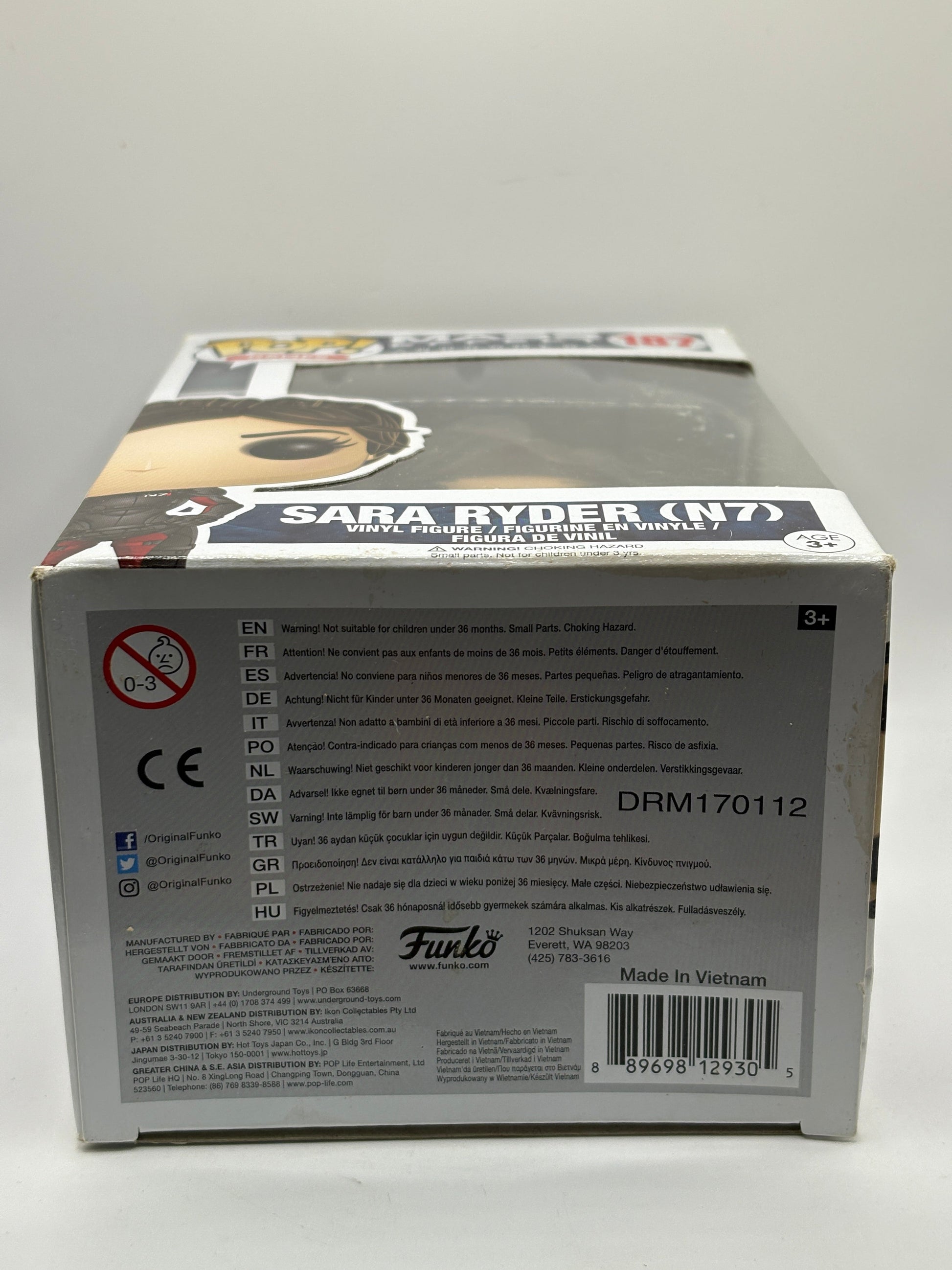 Funko POP! Games Mass Effect Andromeda #187 Sara Ryder N7 Vinyl Figure FRENLY BRICKS - Open 7 Days