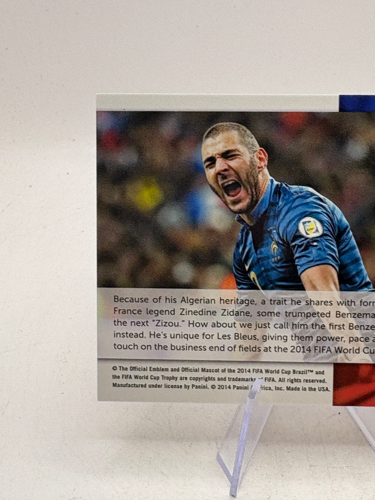 2014 Panini Prizm World Cup Net Finders Red Prizm Karim Benzema #10 /149 image 3