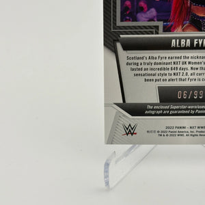 2022 Panini WWE NXT Memorabilia Signatures #MSKLR Alba Fyre Auto /99 FRENLY BRICKS - Open 7 Days